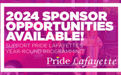 Sponsor Pride Lafayette in 2024!